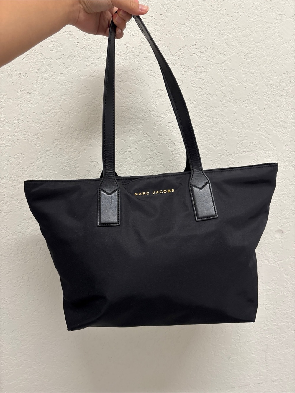 Marc Jacobs Black Nylon Tote Bag